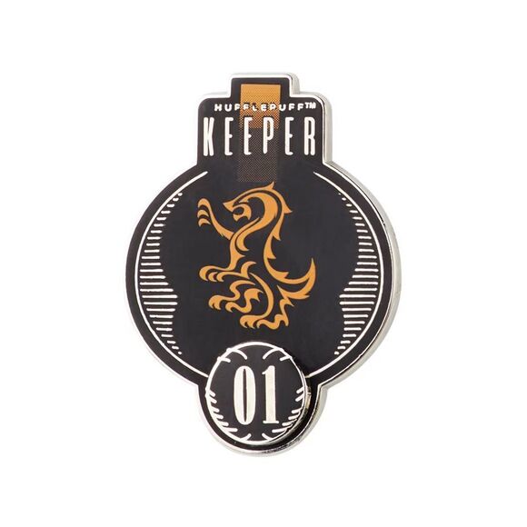 Hufflepuff™ Quidditch™ Keeper Pin - Picture 1 of 1